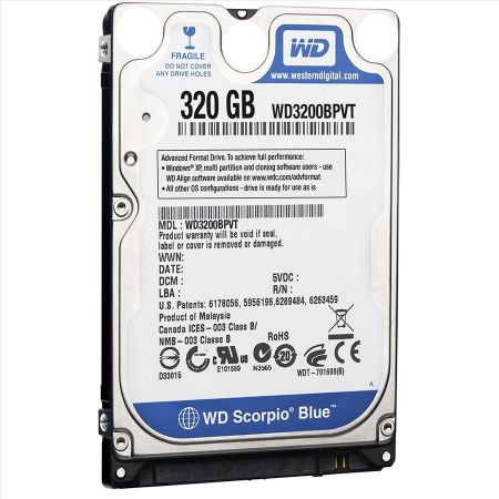 Ổ cứng laptop HDD WD 320Gb/5400