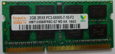 Ram Laptop Hynix 2GB DDR3 1066MHz PC3-8500 1.5V Sodimm