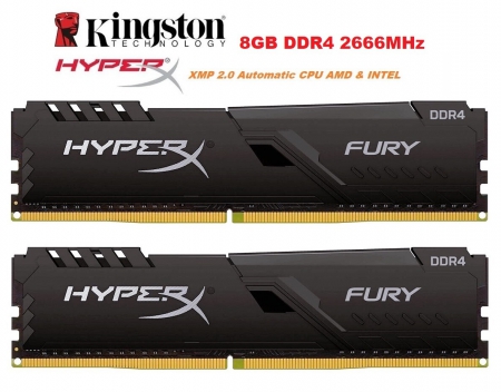 Ram Kingston HyperX Fury 8GB DDR4 2666MHz PC Desktop - Mới Bảo hành 36 tháng