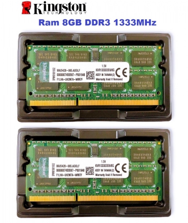 Ram Laptop Kingston 8GB DDR3 1333MHz 1.5V PC3-10600 Chính Hãng - Bảo hành 36 tháng