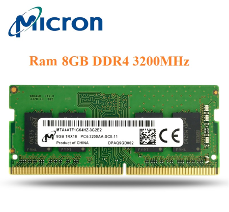 Ram Laptop 8GB DDR4 3200MHz Micron Macbook Chính Hãng