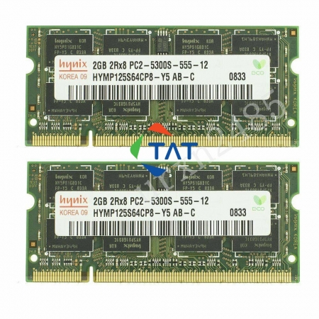 Ram Laptop Hynix 2GB DDR2 667MHz PC2-5300 Chính Hãng