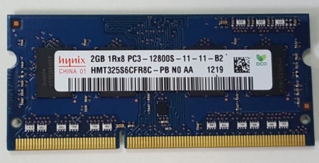 Ram Laptop Hynix 2GB DDR3 1600MHz PC3-12800 1.5V Chính Hãng