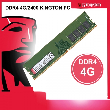Ram Kingston 4GB DDR4 2400MHz PC Desktop - Bảo hành 36 tháng