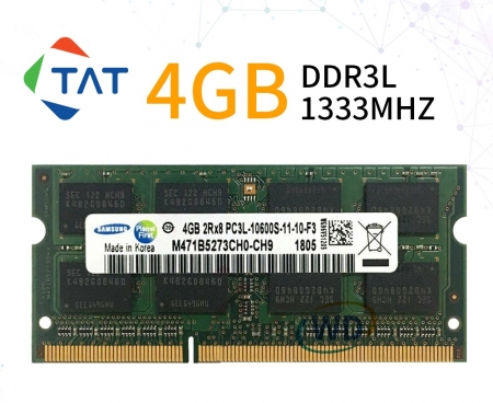 Ram Laptop 4GB DDR3 1333MHz PC3L-10600 1.35V Samsung Kingston Hynix Micron Crucial