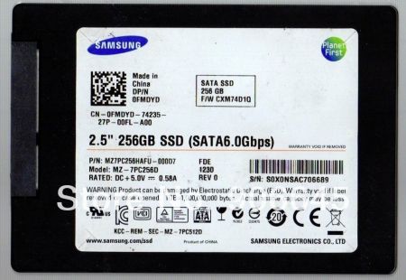 Ổ cứng SSD SAMSUNG… 256G SATA 2,3
