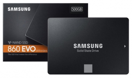 Ổ Cứng SSD 500GB Samsung 860 EVO SATA3 6Gbs 2.5"inch MZ-76E500B Dùng Cho Máy Tính Xách Tay Laptop PC MacBook Desktop Bảo Hành 5 Năm 1 Đổi 1 Giá Rẻ Tốt Nhất