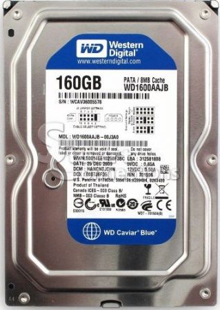 Ổ Cứng HDD 160GB Western 3.5 inch Dùng Cho máy tính PC Desktop