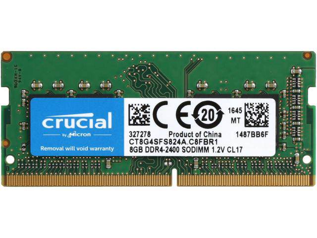 Bán RAM Laptop Crucial 8Gb DDR4 bus 2400MHz PC4 for macbook giá rẻ nhất