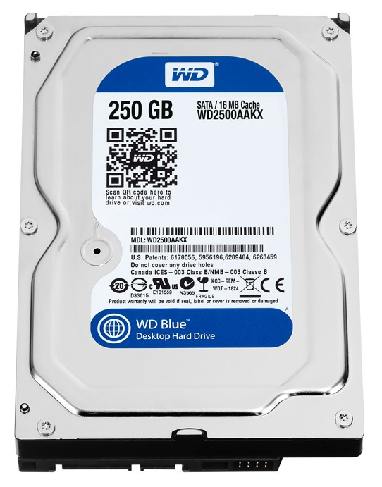 Bán ổ cứng HDD 250GB Western Blue 3.5" giá tốt nhất