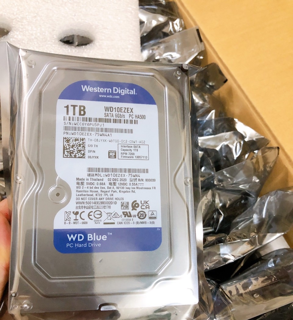 Ổ cứng HDD Western 1TB Blue 3.5 inch
