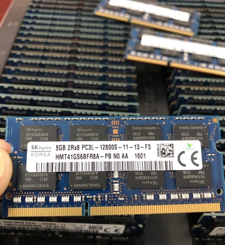 Ram laptop Hynix 8GB PC3L bus 1600 chính hãng giá rẻ nhất 