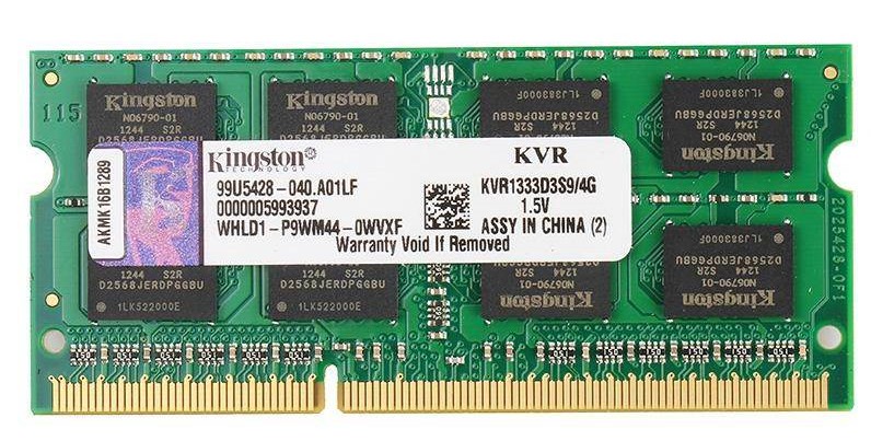 Ram Kingston 4Gb/1333 cho laptop macbook giá rẻ nhất