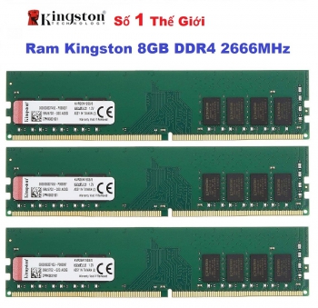 Ram Kingston 8GB DDR4 2666MHz PC Desktop - Bảo hành 36 tháng