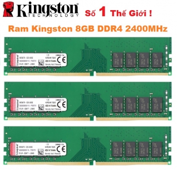 Ram Kingston 8GB DDR4 2400MHz Dùng Cho PC Desktop