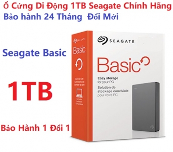 Ổ Cứng Di Động Seagate 1TB 2.5 inch USB 3.0 Chính Hãng