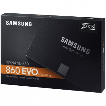Ổ Cứng SSD Samsung 860 EVO 250GB SATA3 6Gbs 2.5"inch MZ-76E5250B Dùng Cho Máy Tính Xách Tay Laptop MacBook PC Desktop Bảo Hành 5 Năm 1 Đổi 1 Giá Rẻ Tốt Nhất