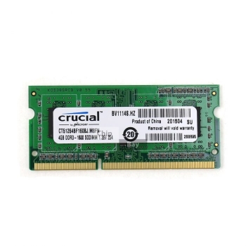 RAM 4GB DDR3 Crucial 1600MHz PC3-12800 1.5V Bóc Máy Dùng Cho Laptop Macbook Máy tính xách tay