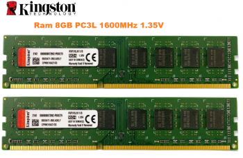 Ram Kingston 8GB DDR3 1600MHz PC3L-12800 1.35V PC Desktop - Bảo hành 36 tháng
