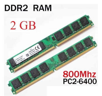 Ram Kingston DDR2 2GB 800MHz PC2-6400 1.8V PC Desktop