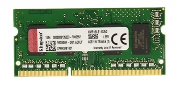 Ram Laptop Kingston 2GB DDR3 1600MHz PC3L-12800 1.35V