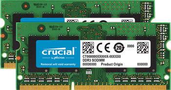 Ram Laptop Crucial 8GB DDR3 1600MHz PC3L-12800 1.35V Sodimm