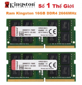 Ram Kingston 16GB DDR4 2666MHz Laptop Macbook - Bảo hành 36 tháng