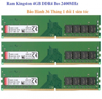 Ram Kingston 4GB DDR4 2400MHz Dùng Cho PC Desktop