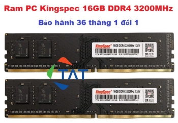 Ram Kingspec DDR4 16GB 3200MHz Dùng Cho PC Desktop
