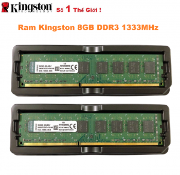 Ram PC Kingston 8GB DDR3 1333MHz PC3-10600 1.5V Chính Hãng