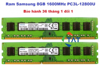 Ram Samsung 8GB DDR3 1600MHz PC3L-12800 1.35V PC Desktop