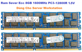 Ram ECC Registered Hynix 8GB DDR3 1600MHz PC3-12800R 1.5V Dùng cho Server Workstation