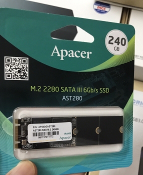 SSD M2 Sata 240GB AST280 Apacer chuẩn cắm 2242, 2260, 2280 (3 trong 1)