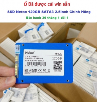 Ổ Cứng SSD Netac 120GB N500S SATA3 6Gb/s 2.5 inch