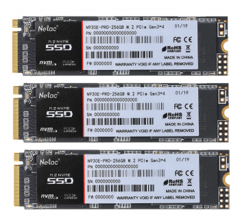 SSD Netac 256GB M.2 2280 NVMe PCIe N930E Pro Gen3*4 Chính Hãng - Bảo Hành 36 Tháng