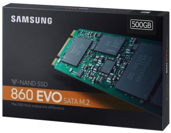 Ổ Cứng SSD Cắm Trong Samsung 860 EVO 500GB M.2 SATA 2280 MZ-N6E500BW Cao Cấp