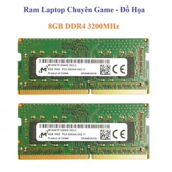 Ram Micron 8GB DDR4 3200MHz Laptop Macbook Chính Hãng